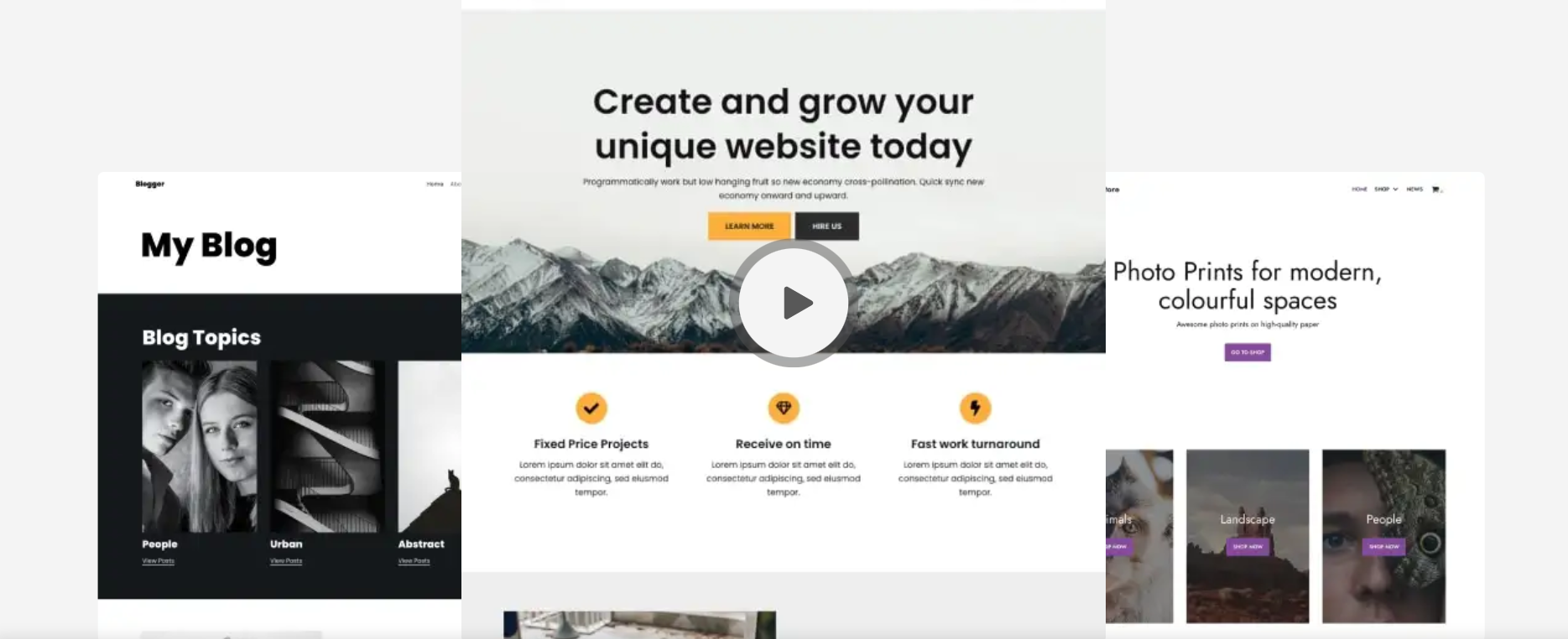Neve Ecommerce - website template themes