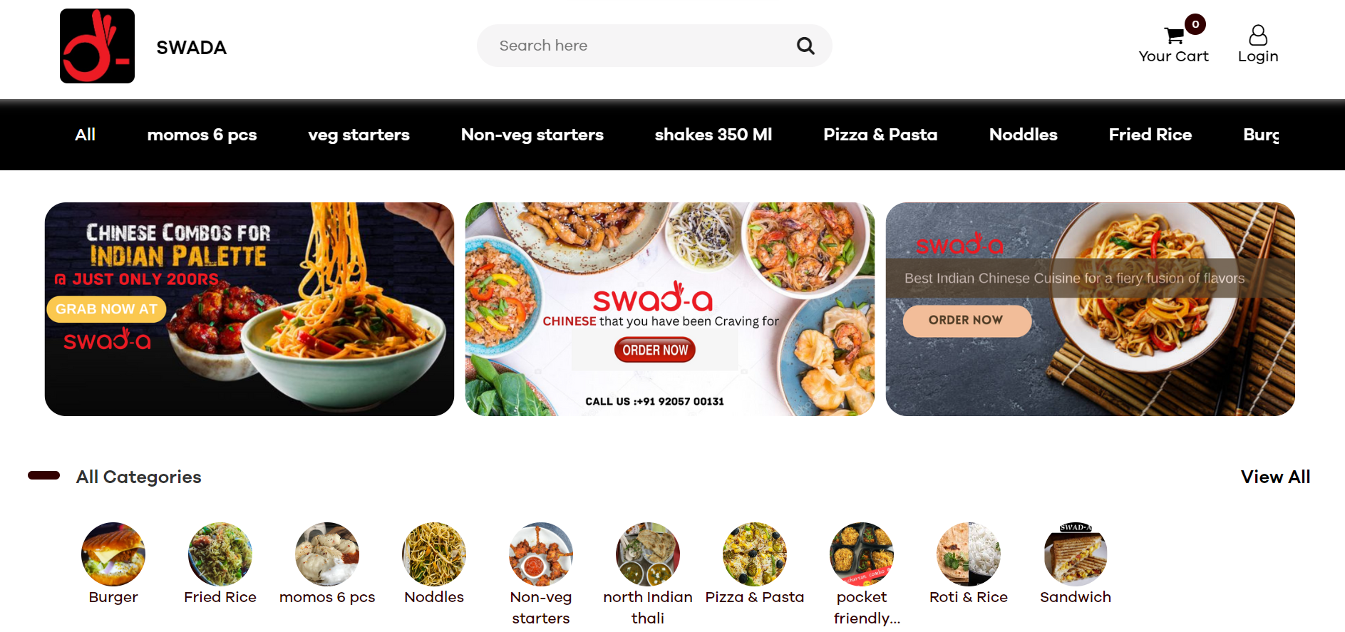 Food Online stores theme