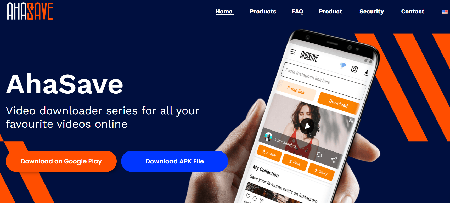 Ahasave insta downloader app to save stories, reels and videos