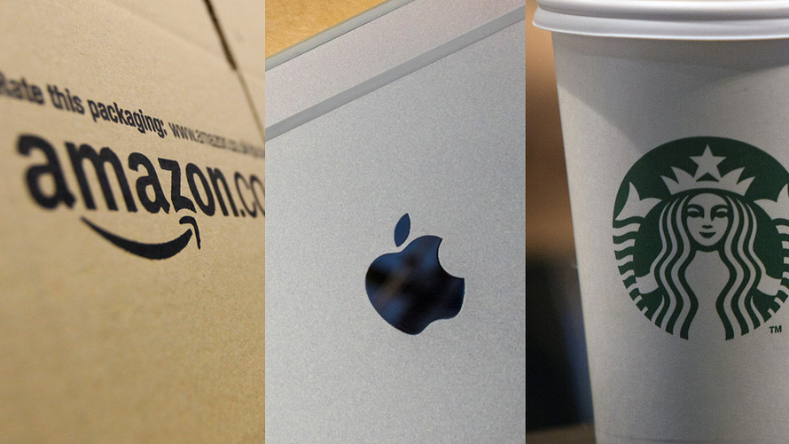 Brand Building Examples - Apple and Starbucks logo